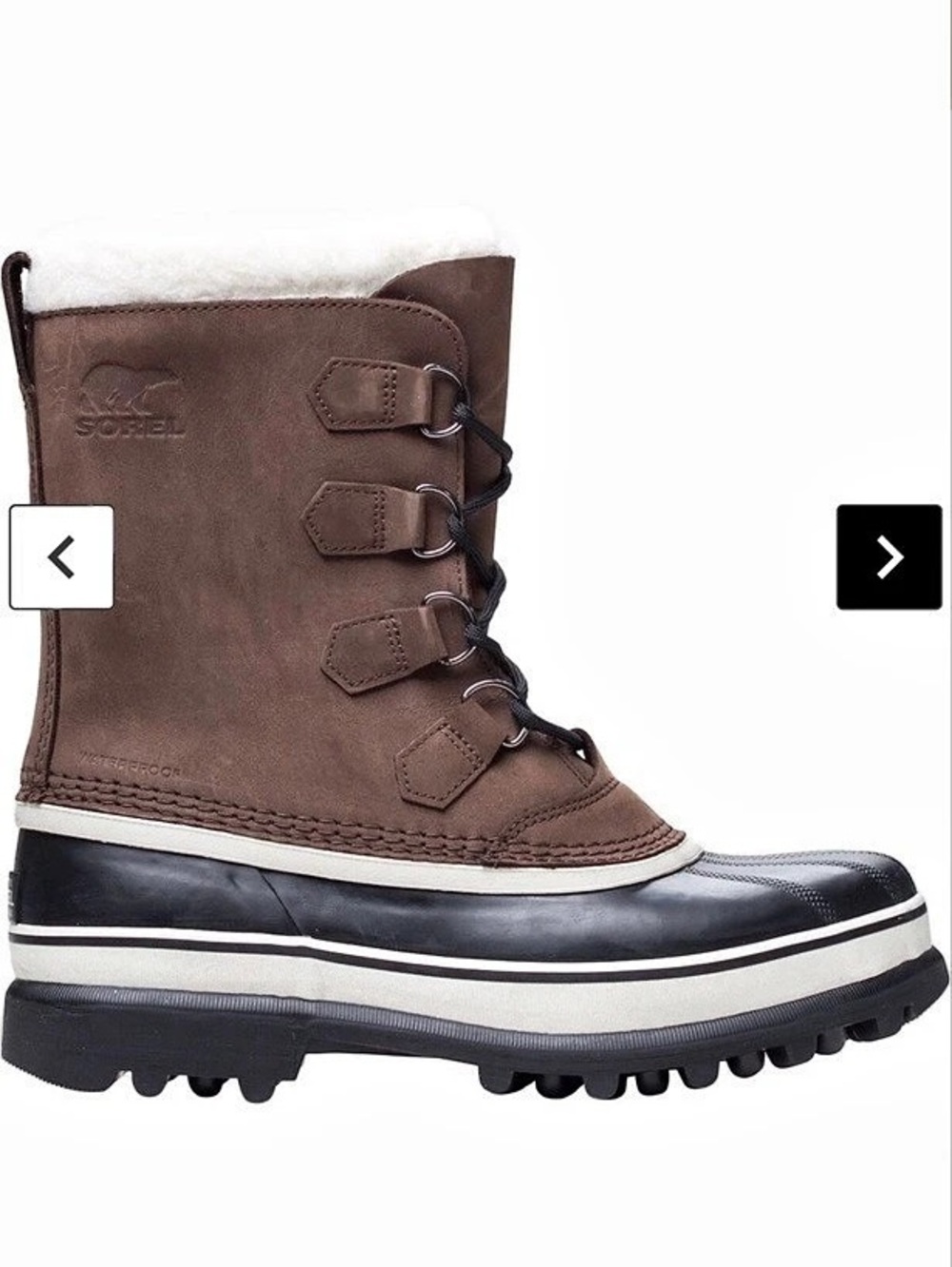 Sorel Men’s Caribou Boot, Brown, Size 11